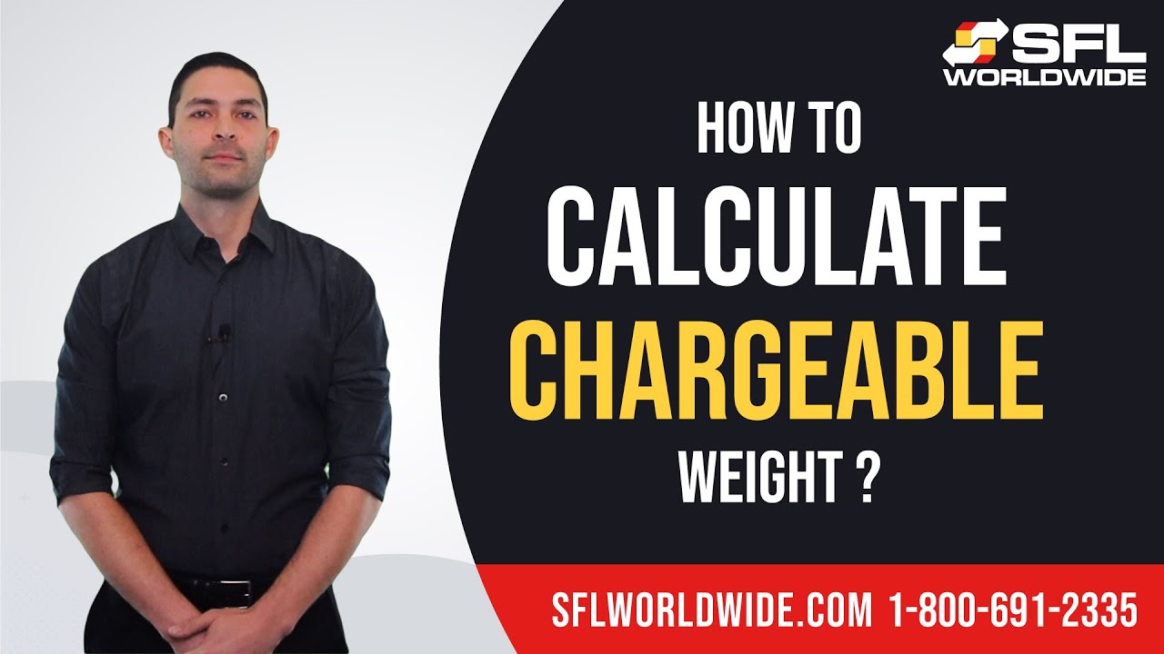 Chargeable weight for shipping icon