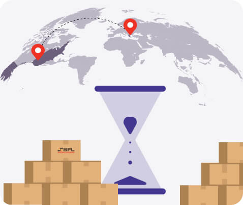 Shipping to Greece map