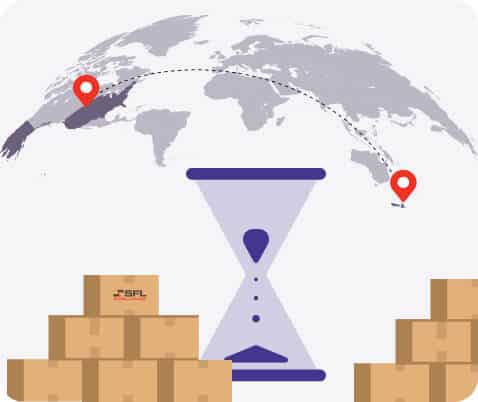 Shipping to New Zealand map