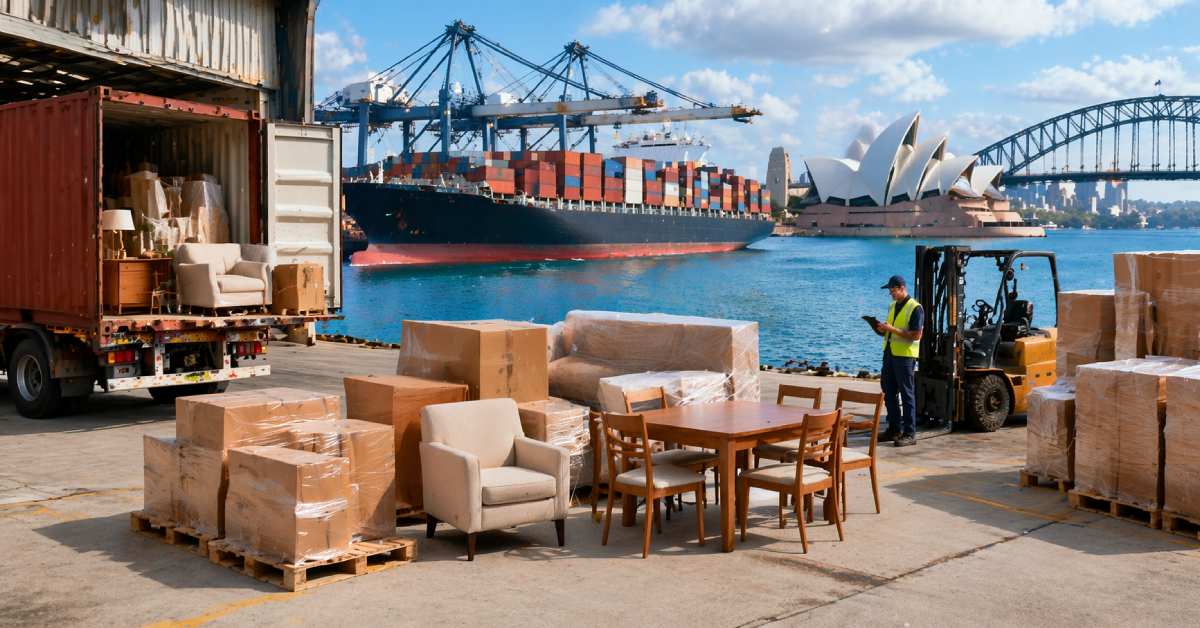 Shipping Furniture to Australia from USA: Cost, Process & Customs Guide (2026)