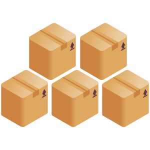 5 Large Boxes