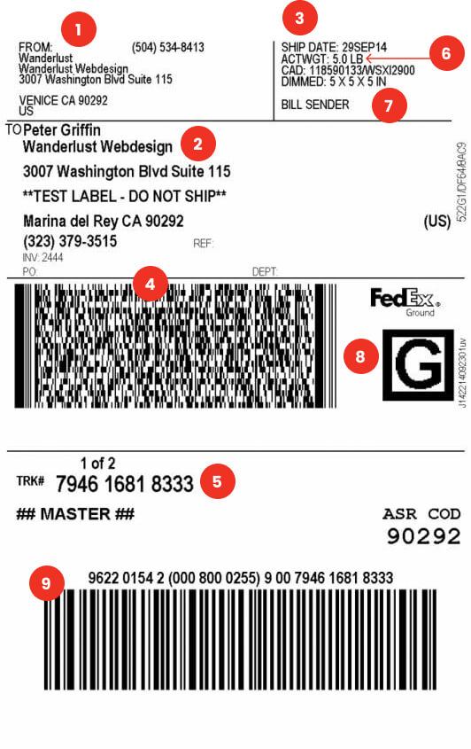 Print your prepaid labels at SFL worldwide