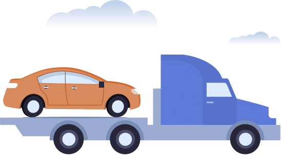 Auto Transport Vector
