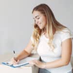 Woman Looking At Shipping Cost 150x150